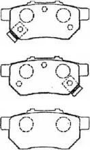 Комплект тормозных колодок AISIN C2N022